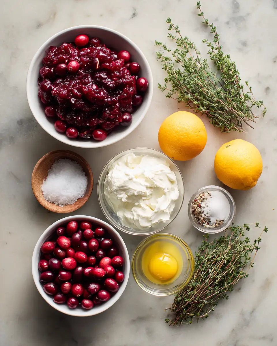 Ingredients for Spice Up Your Holidays with Christmas Cranberry Jalapeno Dip