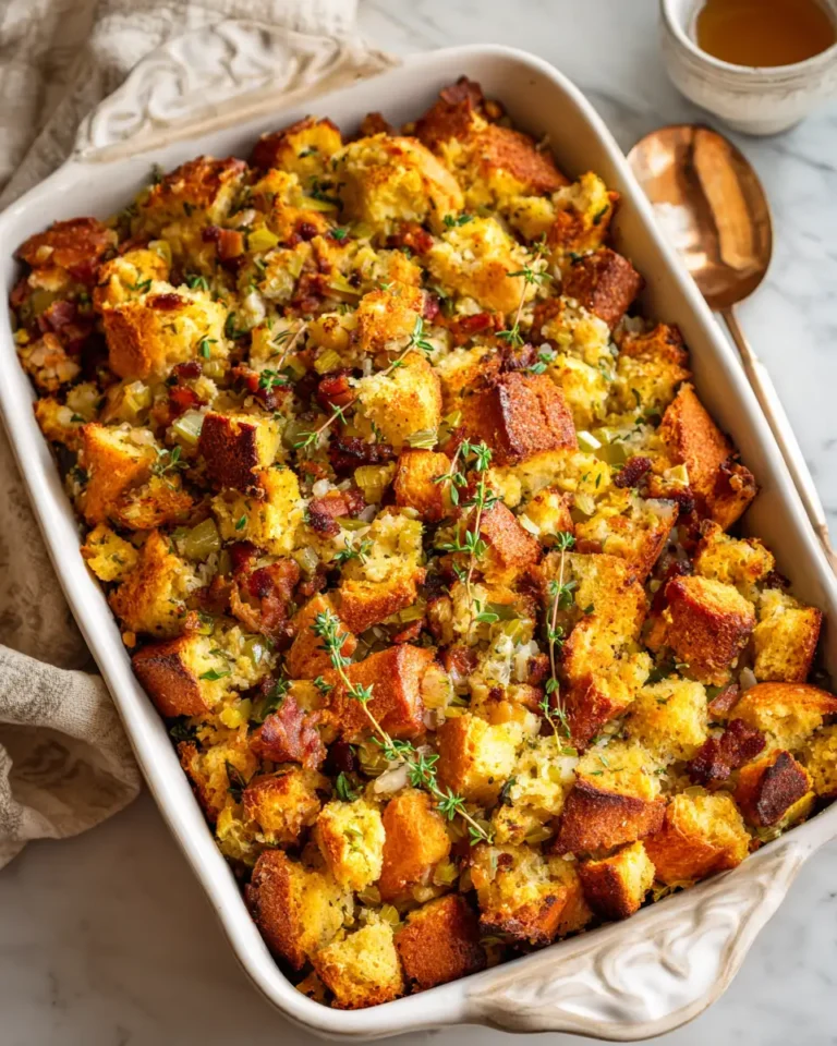 The Ultimate Cornbread Bacon Stuffing Recipe That Will Steal the Show - Featured Image