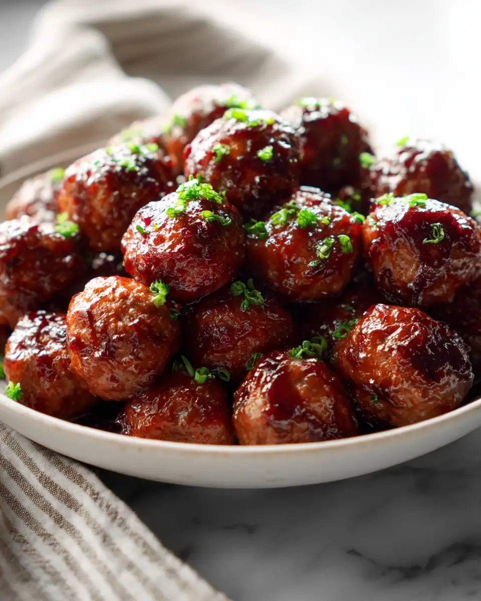 Sweet and Tangy Cranberry BBQ Meatballs That Will Steal the Show - Featured Image