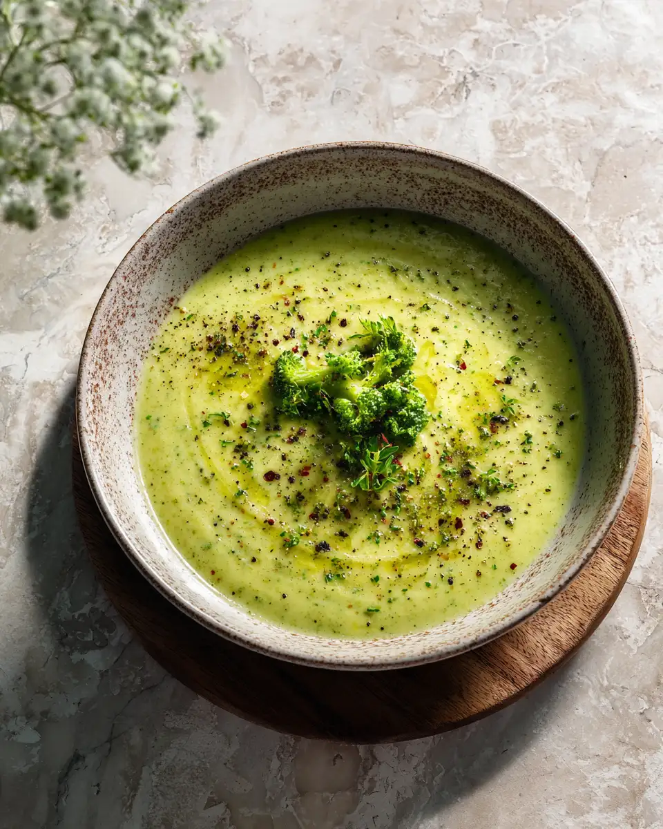 Final dish - Ultimate Comfort in a Bowl Creamy Broccoli Cheddar Soup Recipe