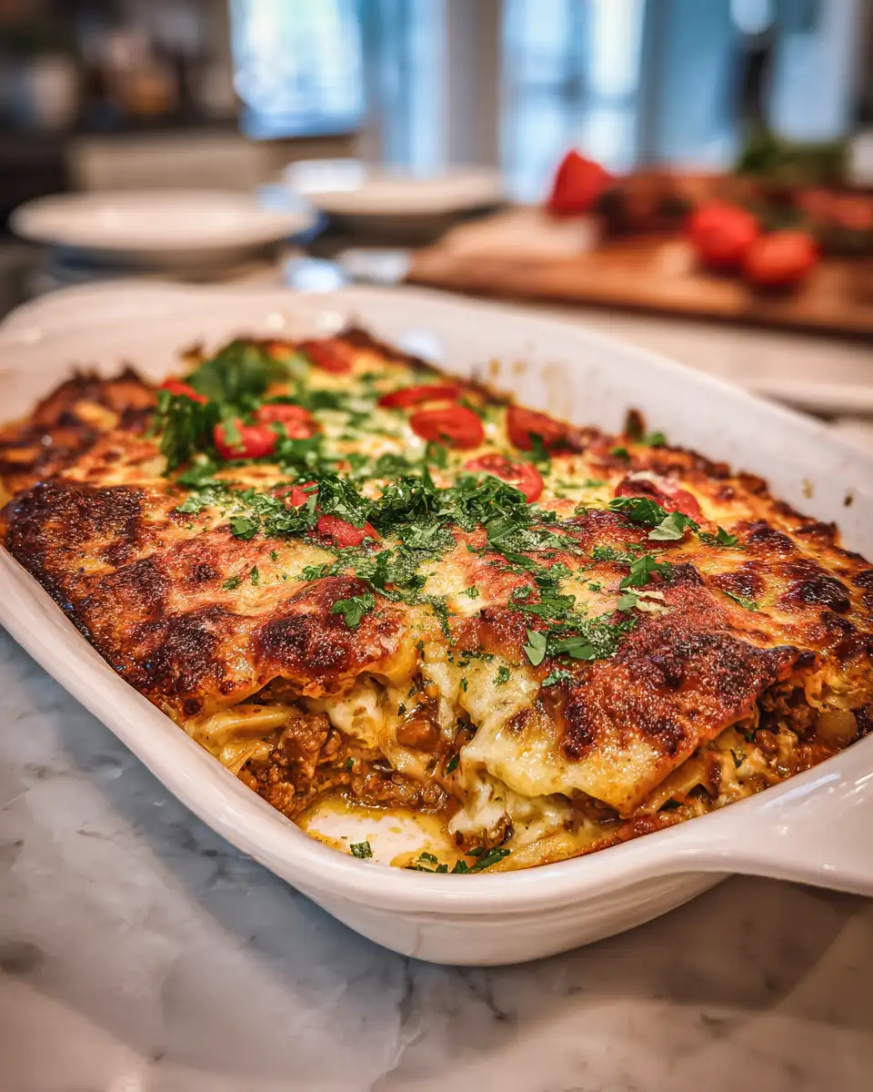 Final dish - Dive Into Deliciousness with Creamy Layered John Wayne Casserole