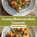 Ultimate Comfort Food Creamy Mushroom Herb Casserole Recipe