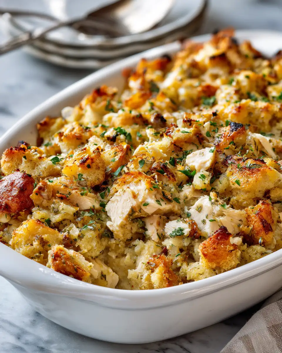 Dollys Chicken and Stuffing Casserole The Ultimate Comfort Food Recipe - Featured Image