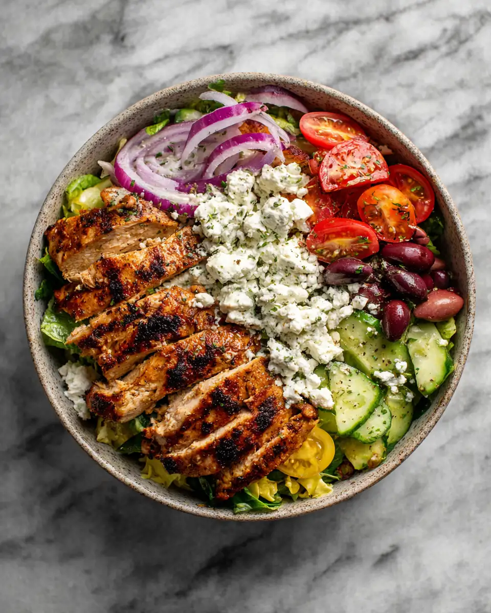 Final dish - Flavor-Packed Easy Chicken Gyro Bowls You Can Make Tonight