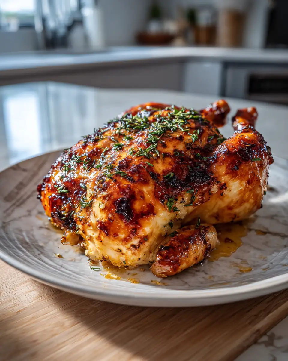 Final dish - Irresistible Honey Butter Roast Chicken Recipe You Need to Try
