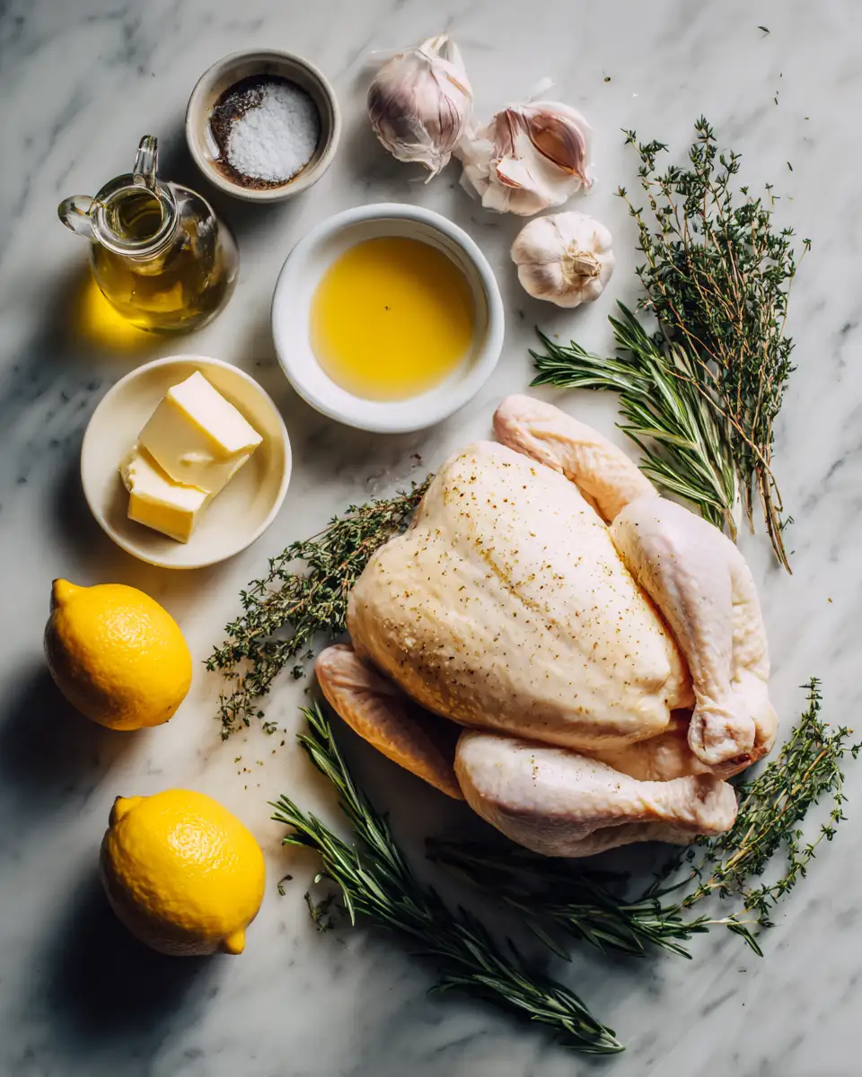 Ingredients for Irresistible Honey Butter Roast Chicken Recipe You Need to Try
