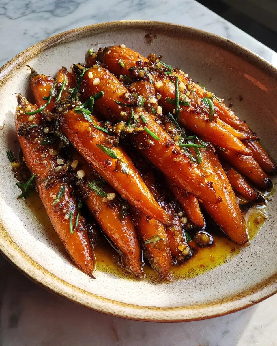Final dish - Sweet and Spiced Delight Honey Cinnamon Carrots Recipe