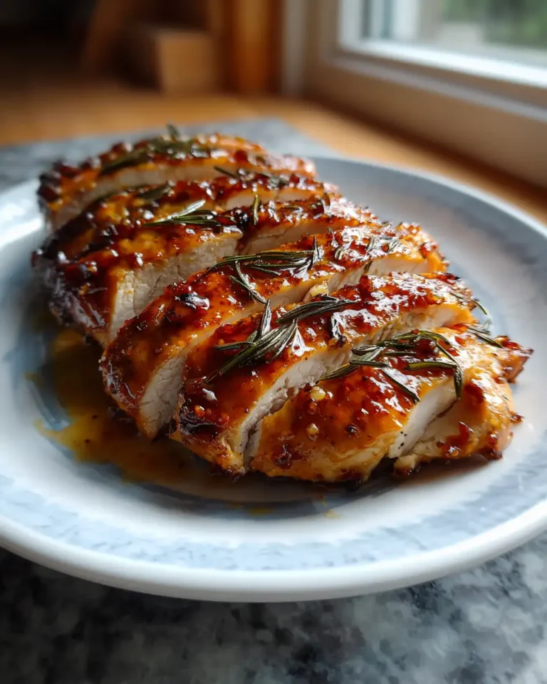 Sweet and Savory Delight Honey Garlic Turkey Breast Recipe - Featured Image