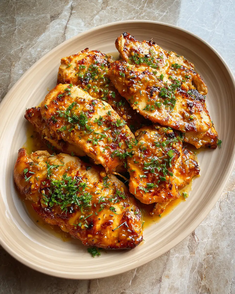 Final dish - Irresistible Honey Mustard Chicken Recipe You Need to Try Today