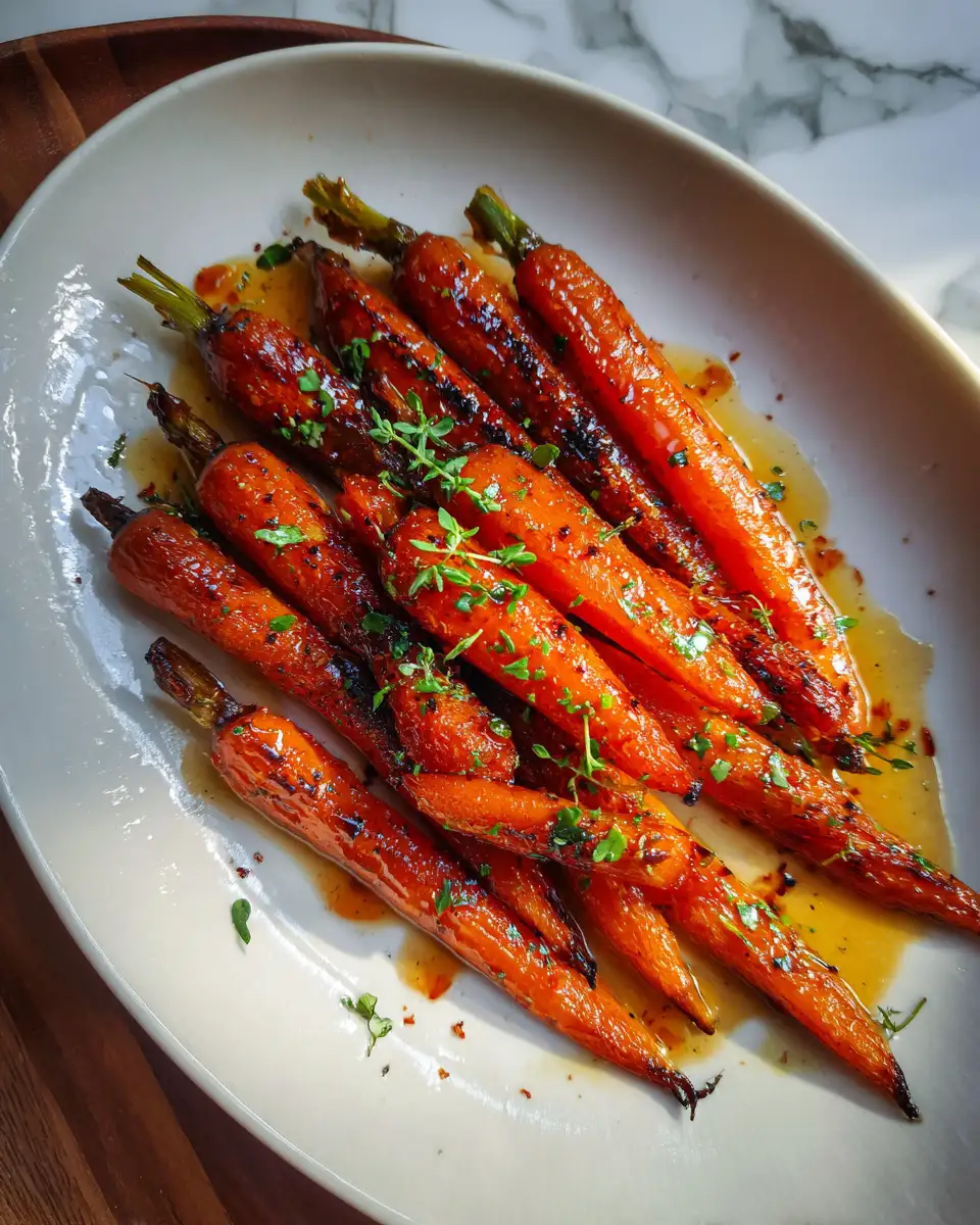 Final dish - Sweet and Savory Delight Honey Roasted Carrots You Have to Try