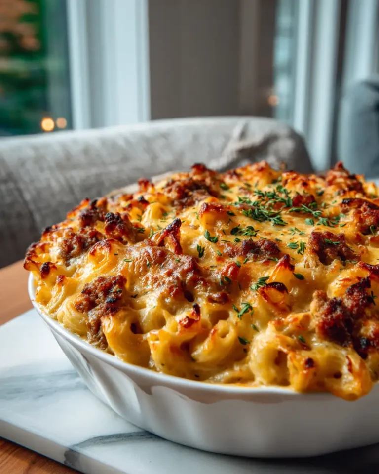 Irresistible Mac and Cheese Meatloaf Casserole That Will Steal Your Heart - Featured Image