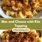 Ultimate Comfort Food Mac and Cheese with Crispy Ritz Topping
