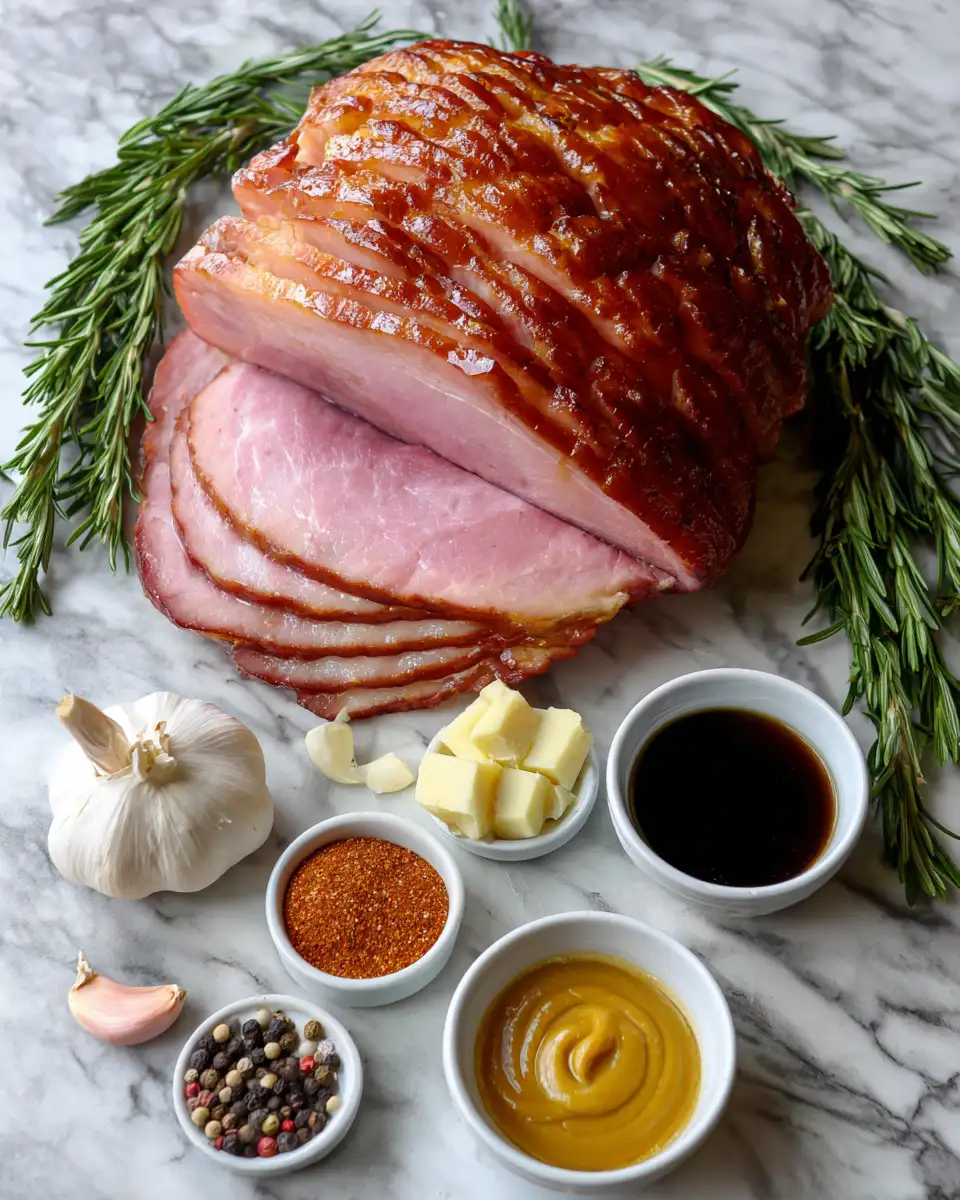 Ingredients for The Irresistible Flavor Combo of Maple Dijon Ham You Need to Try