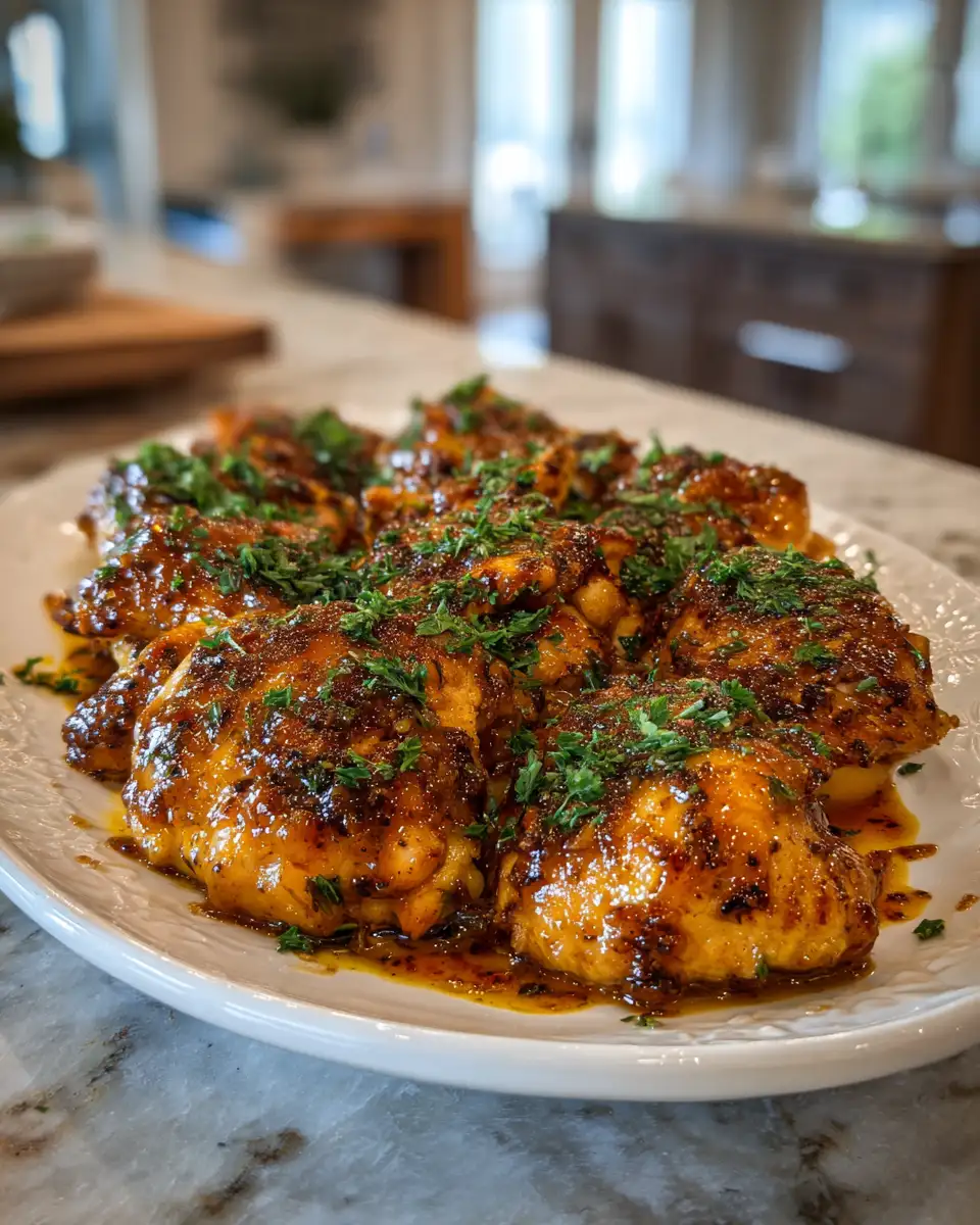 Final dish - Irresistible Maple Garlic Chicken Recipe That Will Wow Your Taste Buds