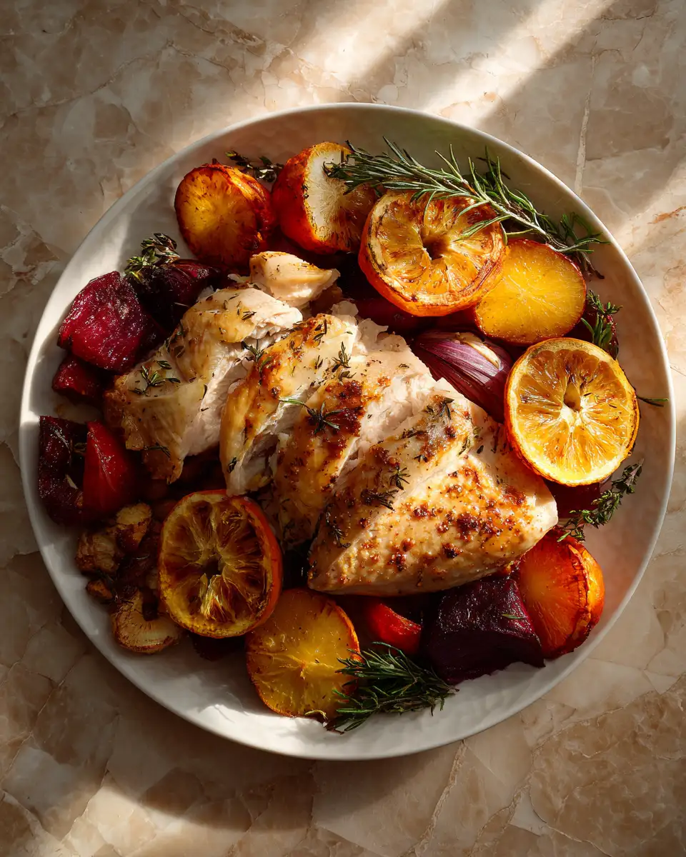 Final dish - Oven-Roasted Citrus Chicken Delight That Will Brighten Your Dinner Table