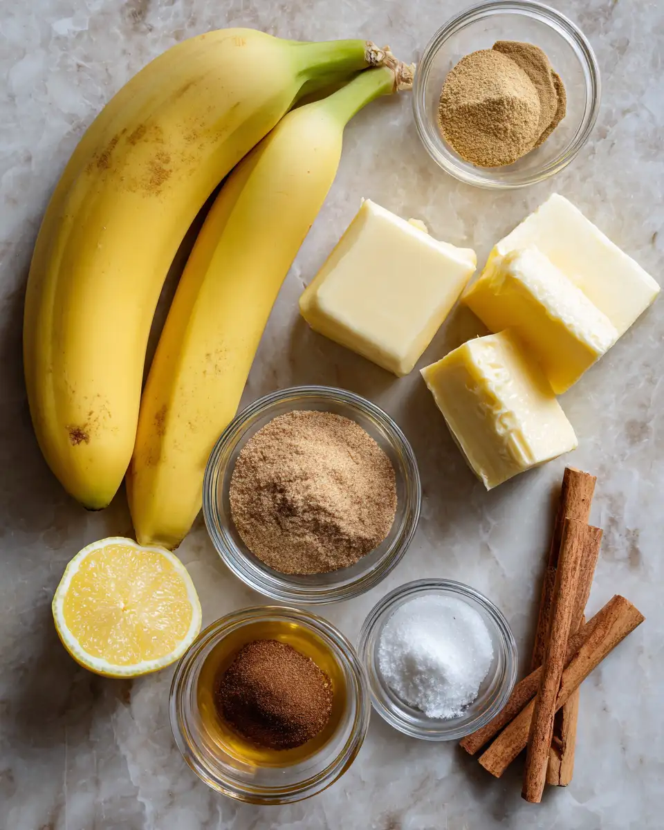 Irresistible Pan Fried Cinnamon Bananas Recipe for a Sweet Treat 5 Ingredients for Irresistible Pan Fried Cinnamon Bananas Recipe for a Sweet Treat