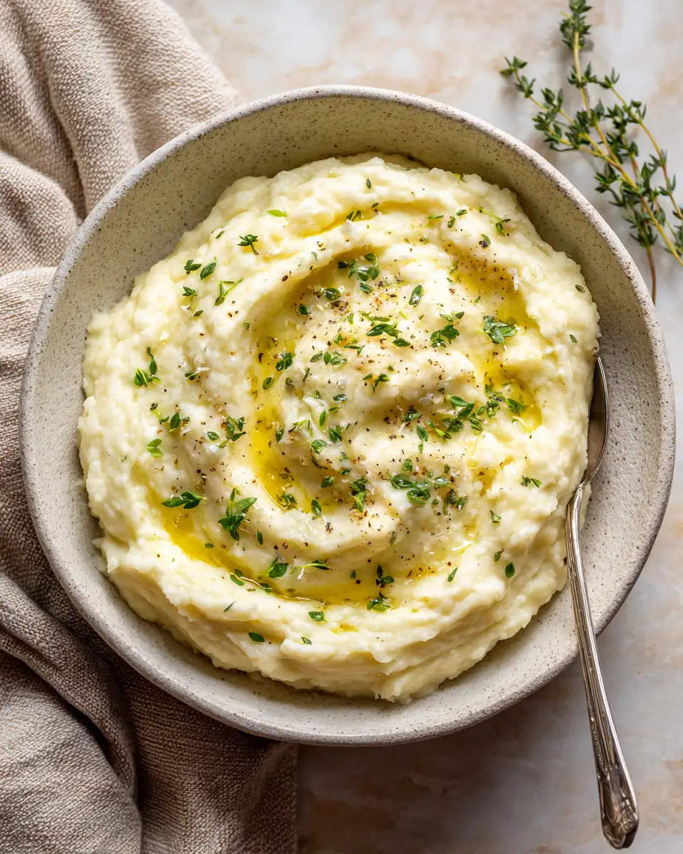 Creamy Parmesan Mashed Cauliflower That Will Steal the Show - Featured Image