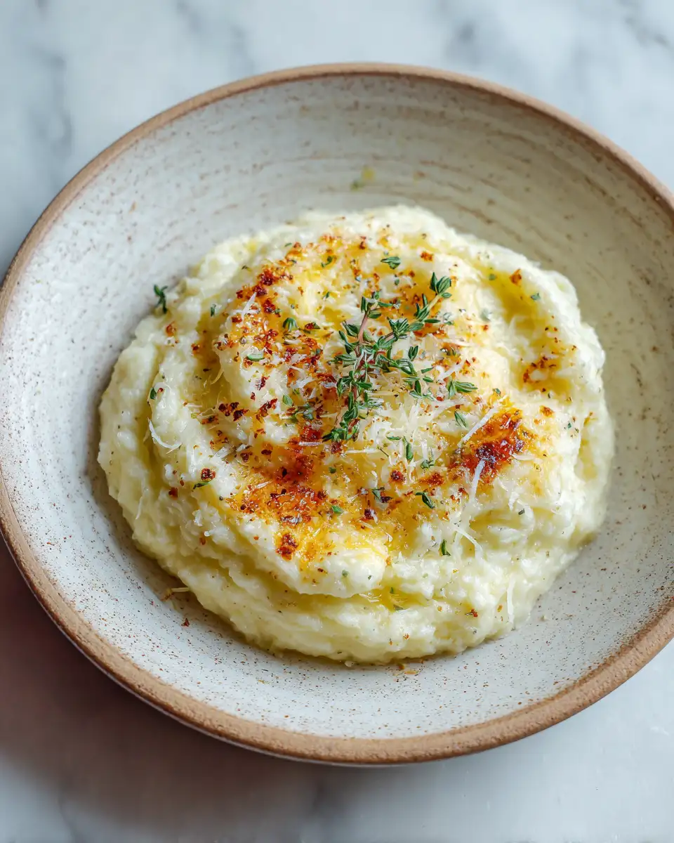Final dish - Creamy Parmesan Mashed Cauliflower That Will Steal the Show
