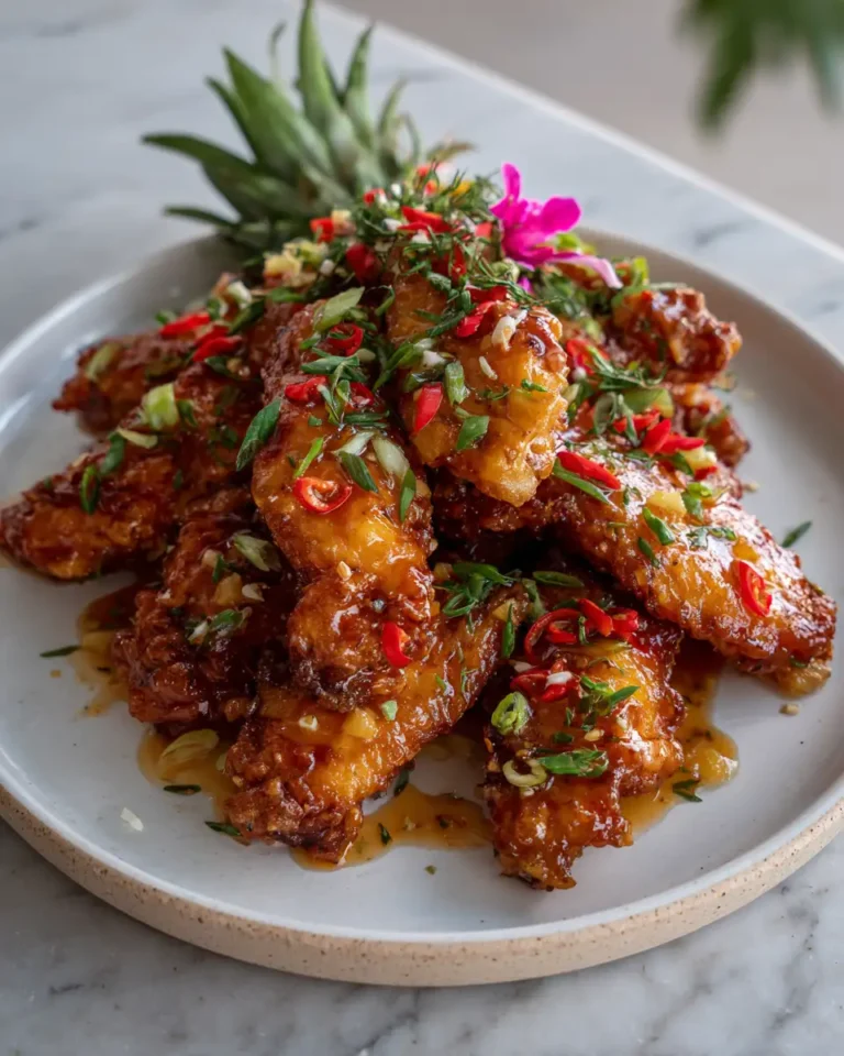 Tropical Twist Pineapple Chicken Wings That Will Wow Your Taste Buds - Featured Image