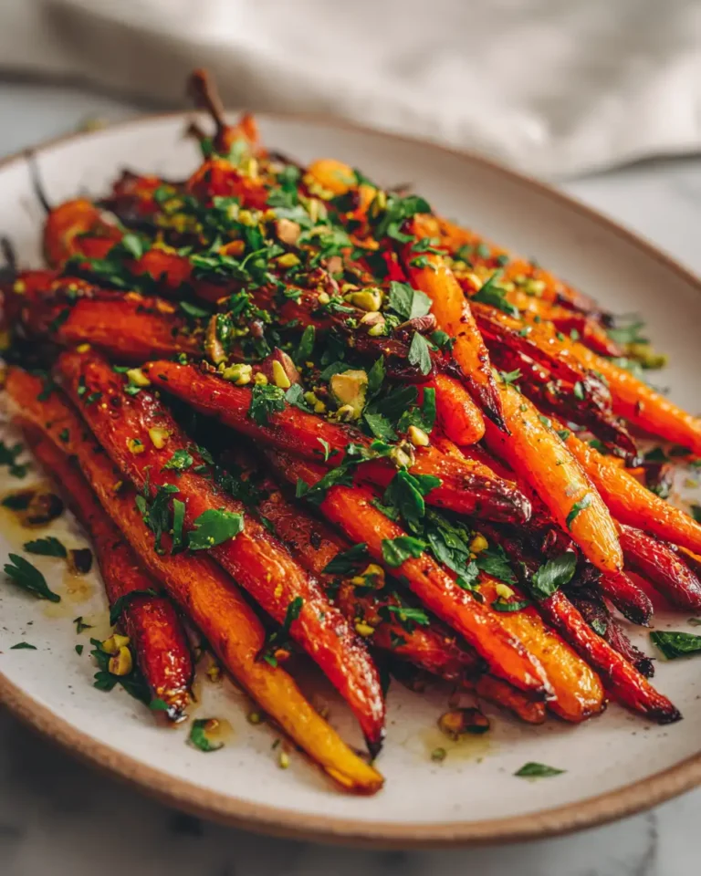 Crunchy Pistachio Roasted Carrots That Will Elevate Your Veggie Game - Featured Image