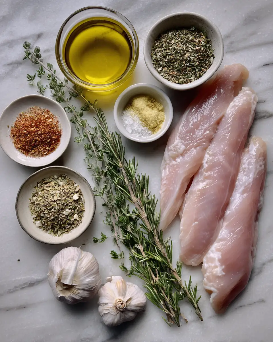 Ingredients for Irresistible Ranch Herb Turkey Tenderloins That Will Elevate Your Dinner Game