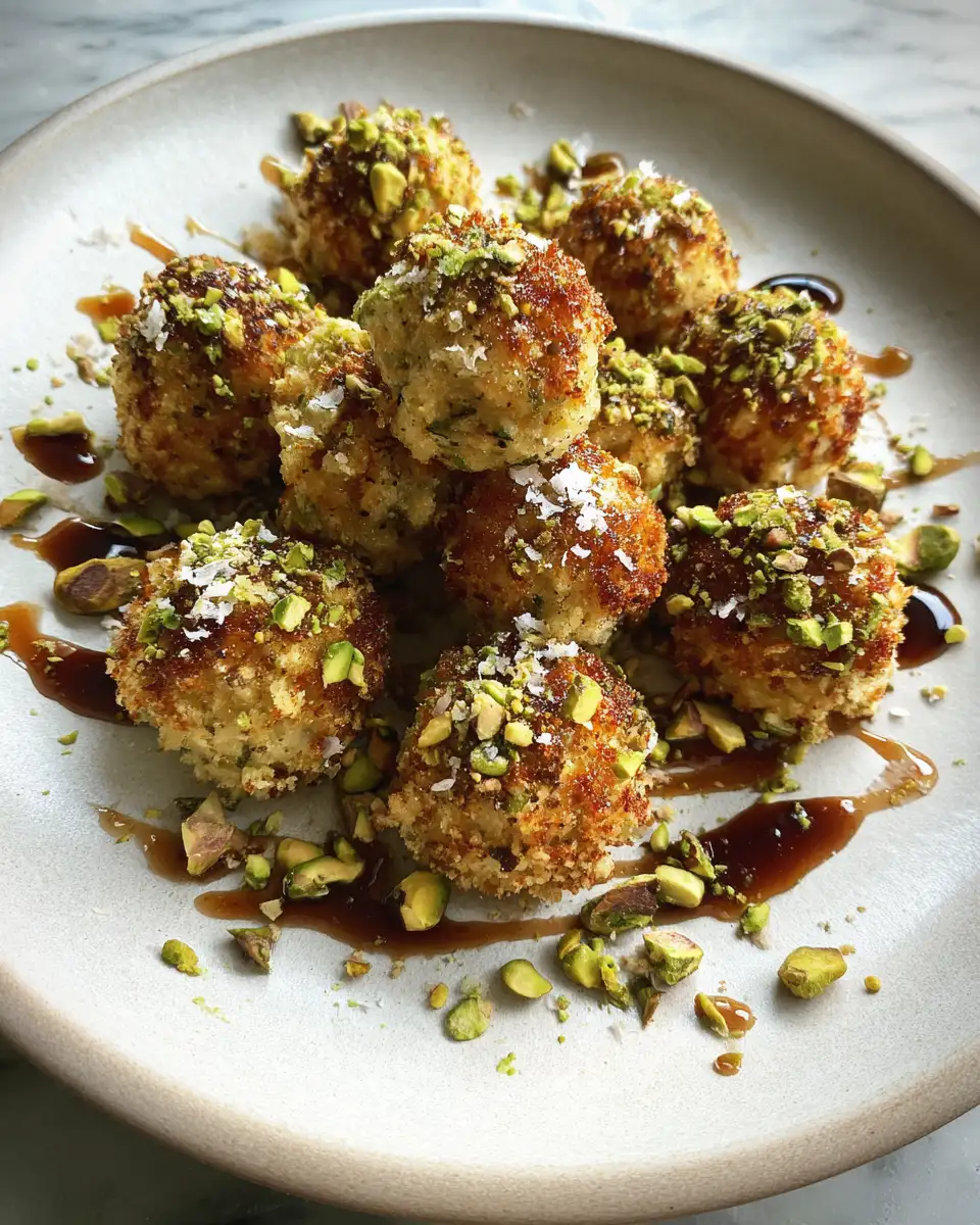 Final dish - Irresistible Ricotta Pistachio Honey Bites You Have to Try