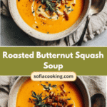 Creamy Comfort in a Bowl Roasted Butternut Squash Soup Recipe