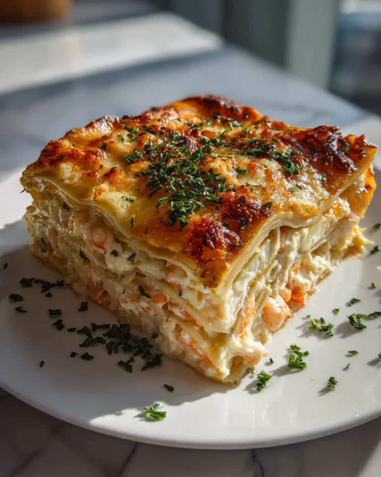 Decadent Delight Shrimp Crab Lasagna Recipe to Savor - Featured Image
