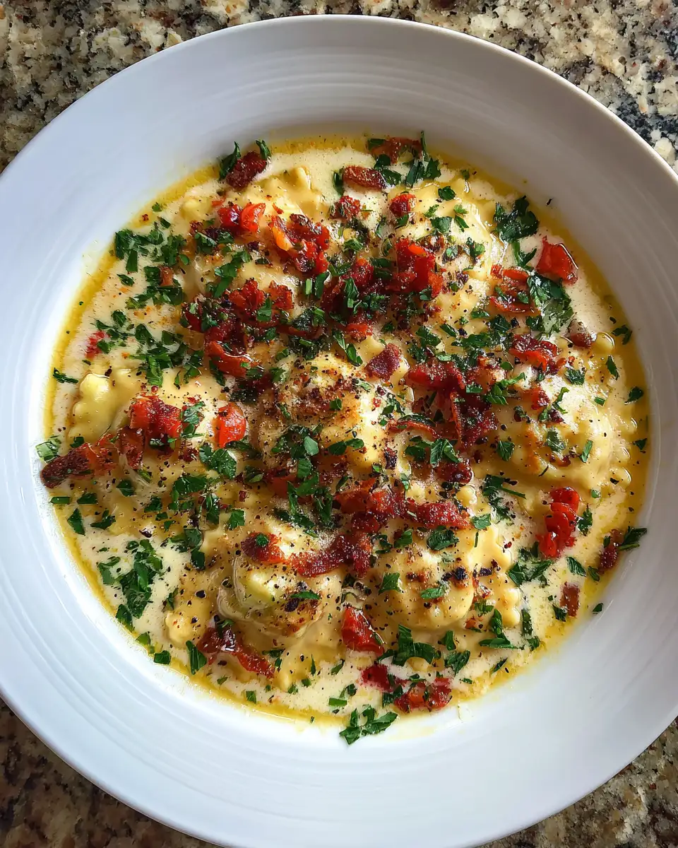 Final dish - Simple and Delicious Ravioli Soup Made Easy in One Pot