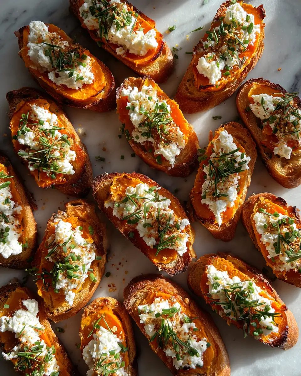 Irresistible Sweet Potato Goat Cheese Crostini You Have to Try 7 Final dish - Irresistible Sweet Potato Goat Cheese Crostini You Have to Try