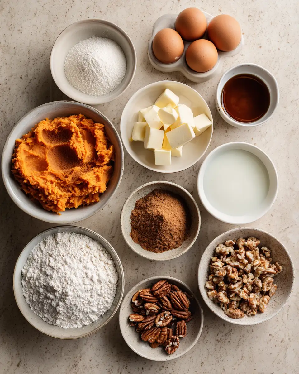 Irresistible Sweet Potato Streusel Bake Recipe for Cozy Comfort Food 5 Ingredients for Irresistible Sweet Potato Streusel Bake Recipe for Cozy Comfort Food