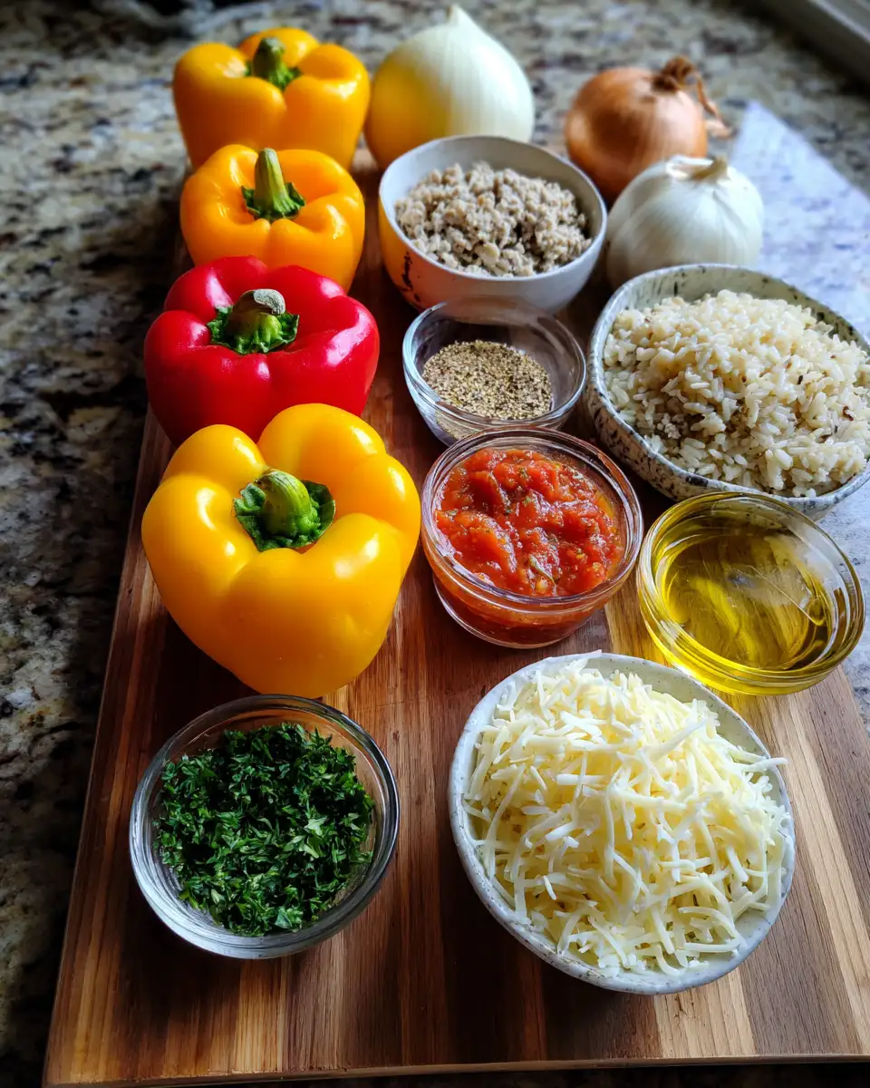 Ingredients for Savory Turkey Stuffed Peppers That Will Delight Your Taste Buds