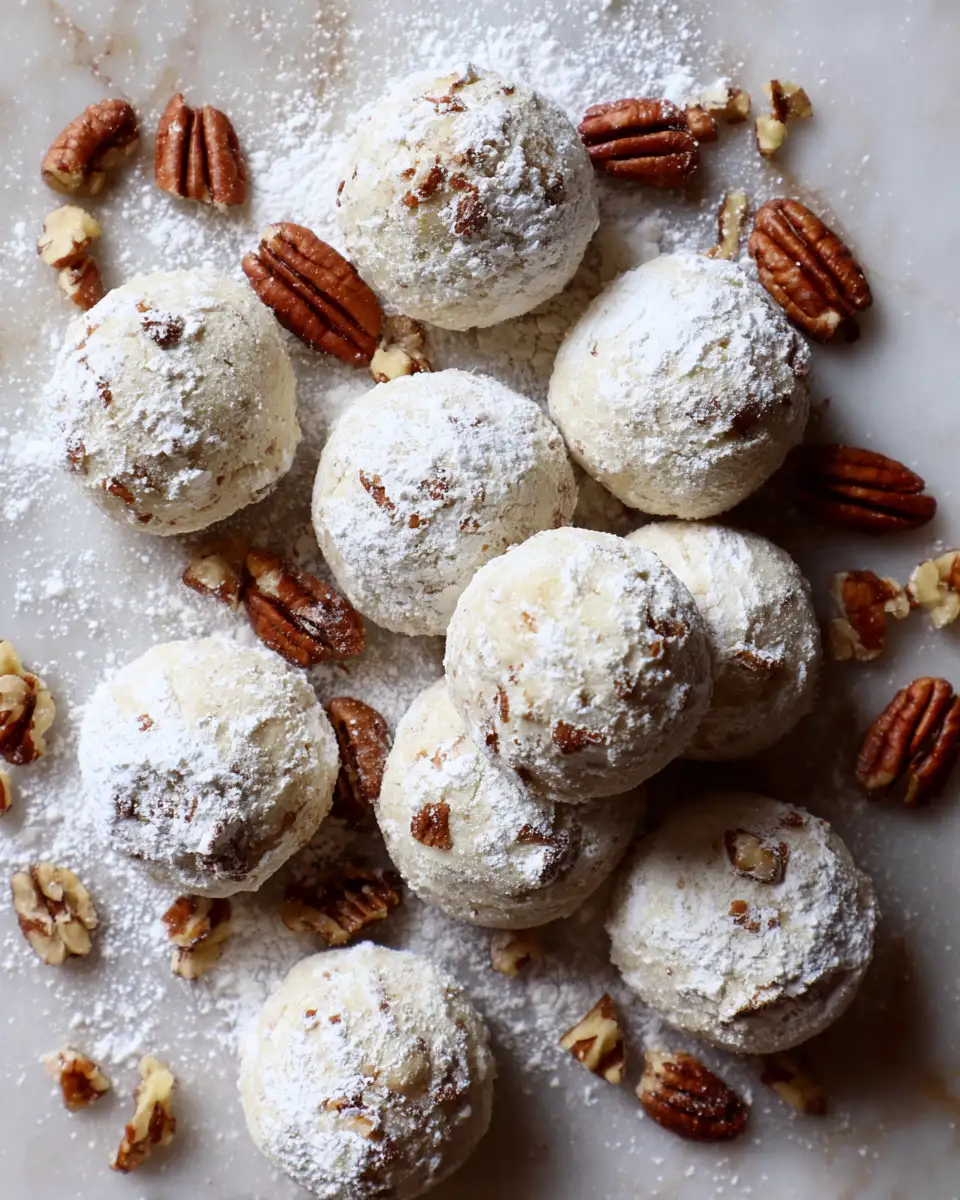 Ingredients for Irresistibly Soft and Buttery Pecan Snowball Cookies You Need to Try