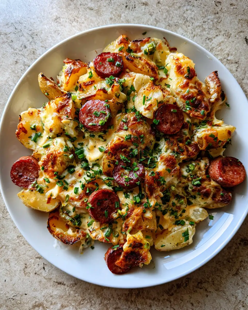 Ultimate Cheesy Ranch Potatoes with Smoked Sausage Recipe for Flavor-Packed Comfort - Featured Image