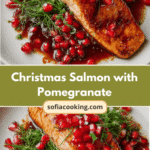 Festive Christmas Salmon with Tangy Pomegranate Glaze