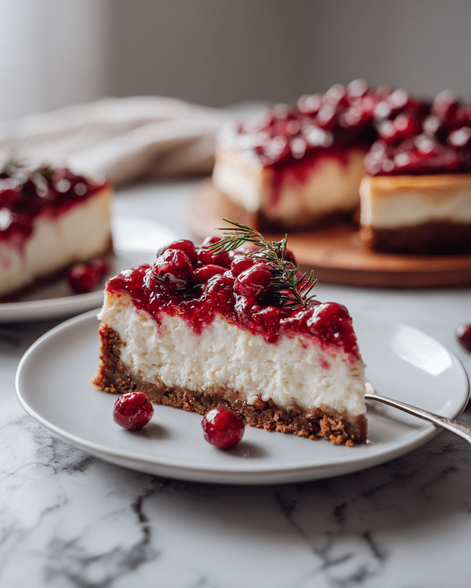 Irresistible Cranberry and White Chocolate Cheesecake Recipe You Need to Try - Featured Image