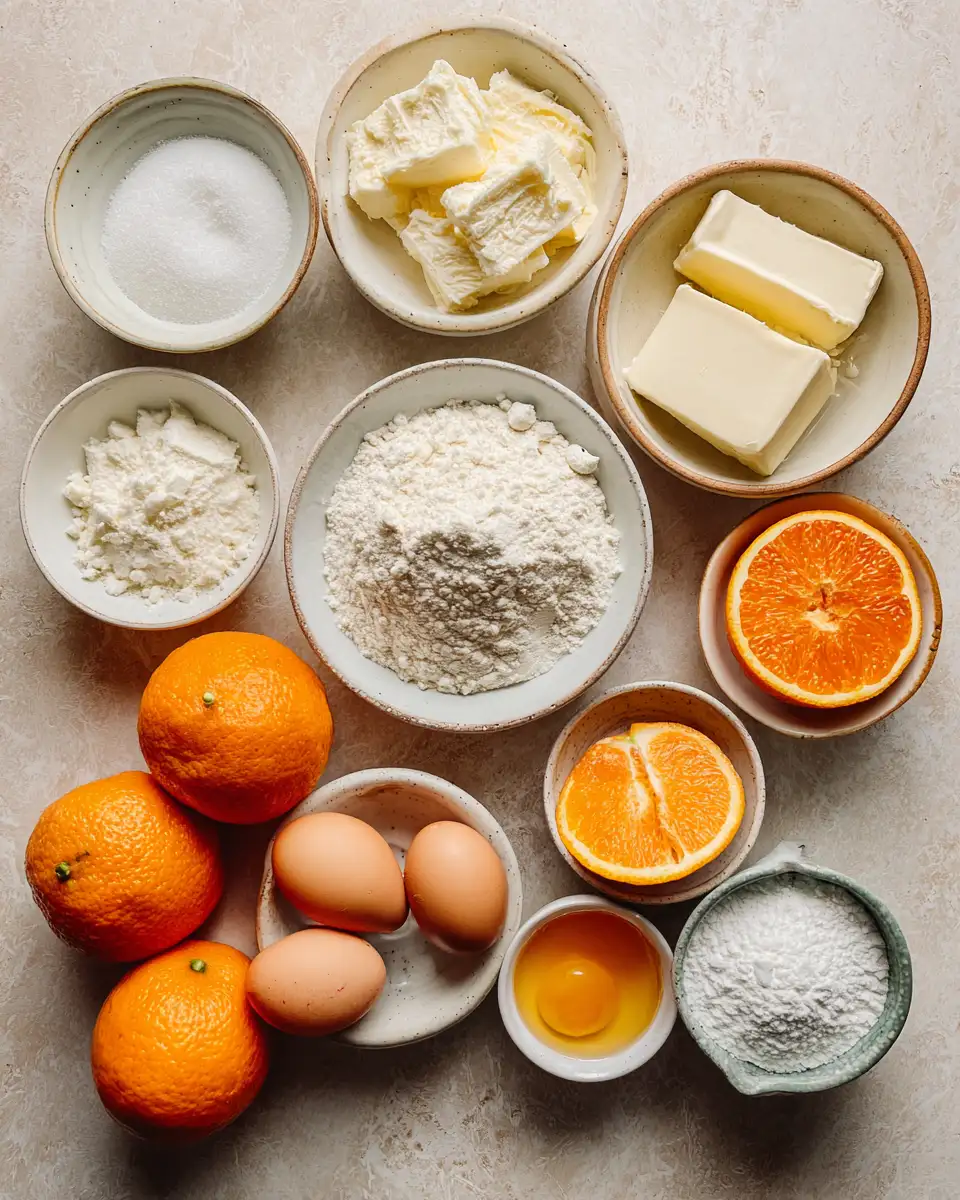 Ingredients for Irresistibly Soft and Zesty Creamsicle Orange Cookies You Need to Try