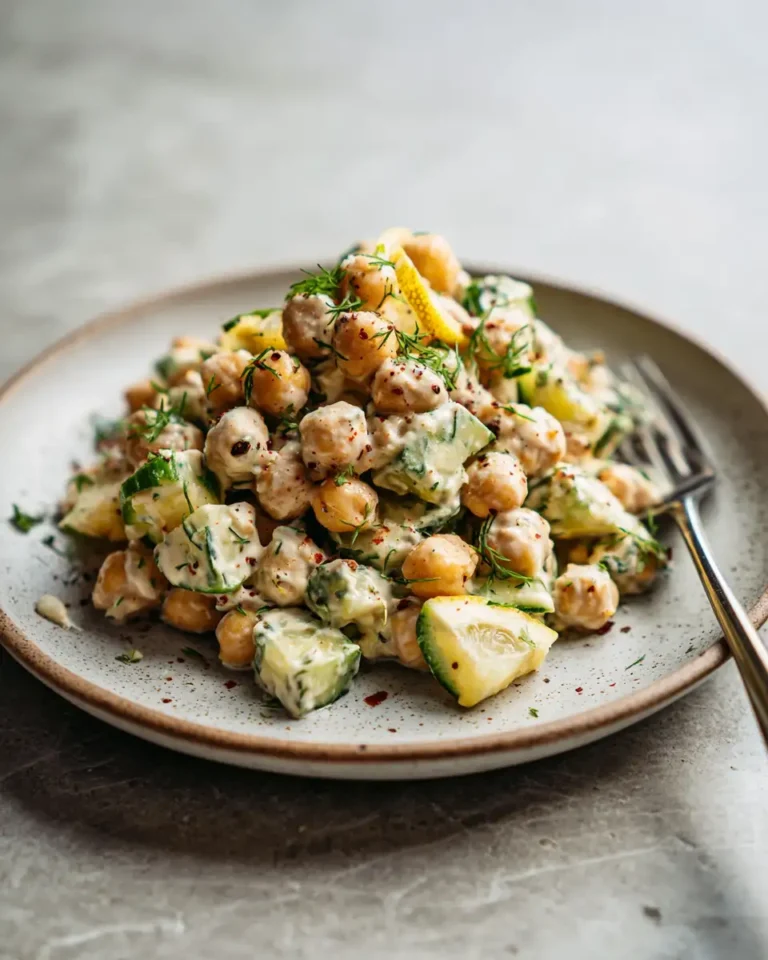 Creamy Tahini Lemon Chickpea Salad That Will Brighten Your Lunch Game - Featured Image