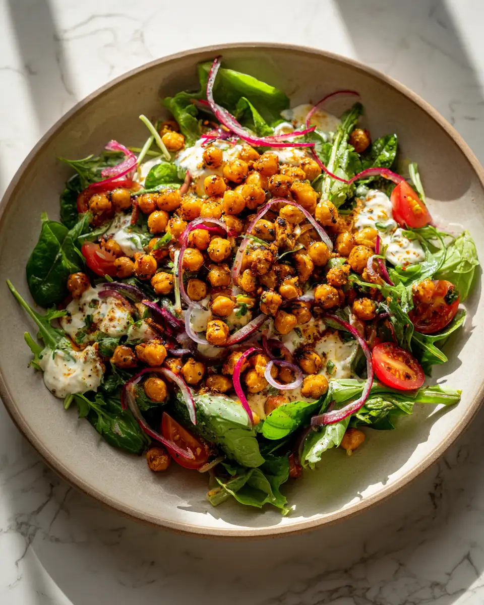 Final dish - Creamy Tahini Lemon Chickpea Salad That Will Brighten Your Lunch Game