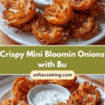Crispy Mini Bloomin Onions with Buttermilk Ranch That Will Steal Your Snack Game