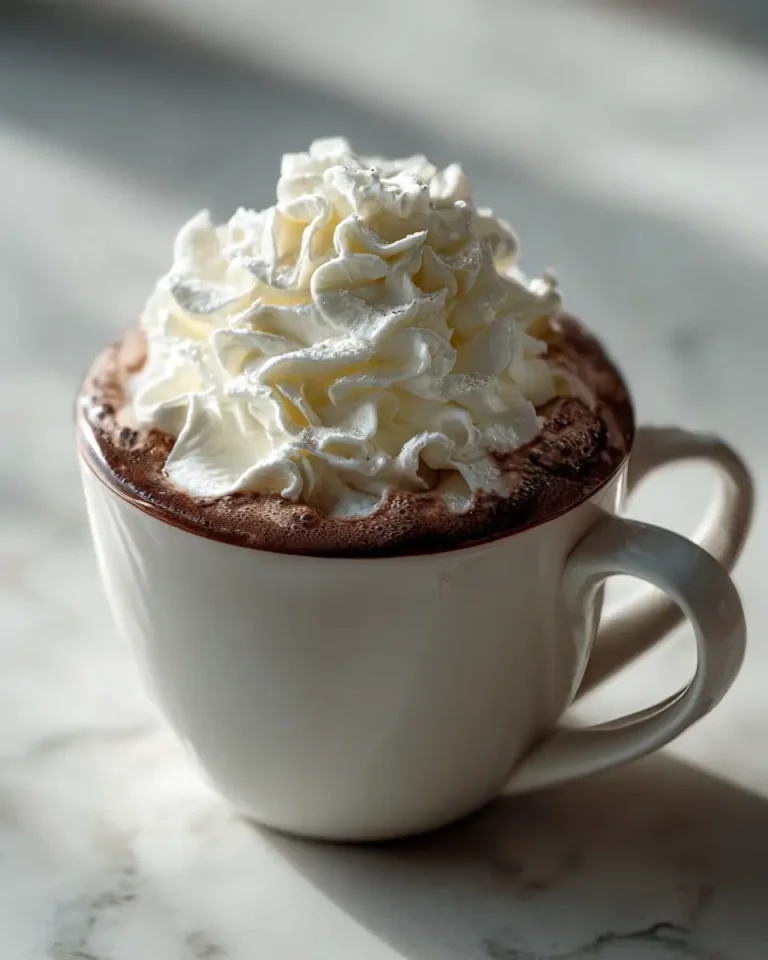 Indulge in the Ultimate Cup of Hot Chocolate Topped with Whipped Cream - Featured Image