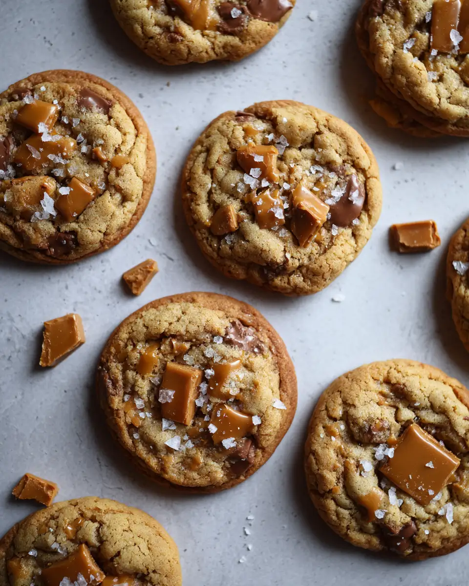 Ingredients for Decadent Chewy Twix Style Cookies with Crunchy Caramel Bliss