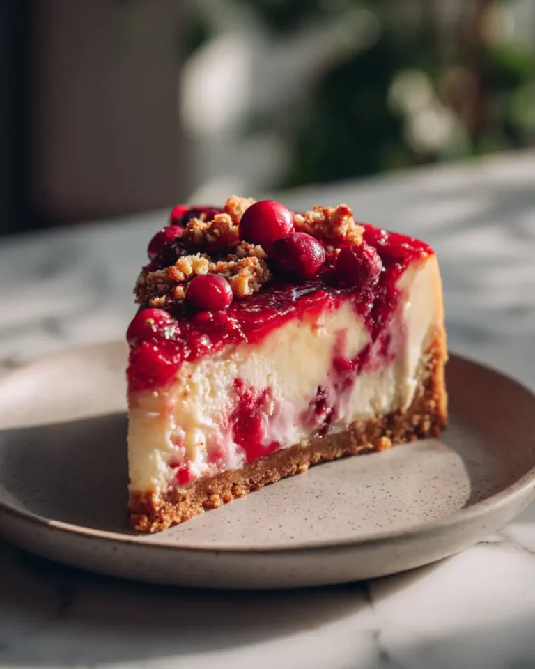 Decadent Cranberry Cheesecake Recipe That Will Steal the Show - Featured Image