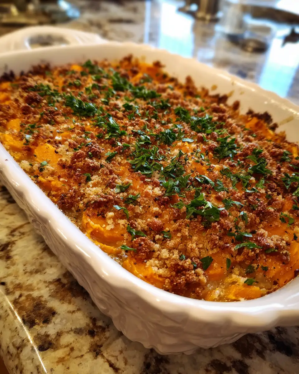 Final dish - Irresistible and Delicious Sweet Potato Casserole Recipe to Savor