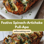 Irresistible Festive Spinach Artichoke Pull Apart Bread Recipe to Wow Your Guests