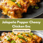 Fiery Flavor Explosion Jalapeño Popper Cheesy Chicken Enchiladas You Need to Try