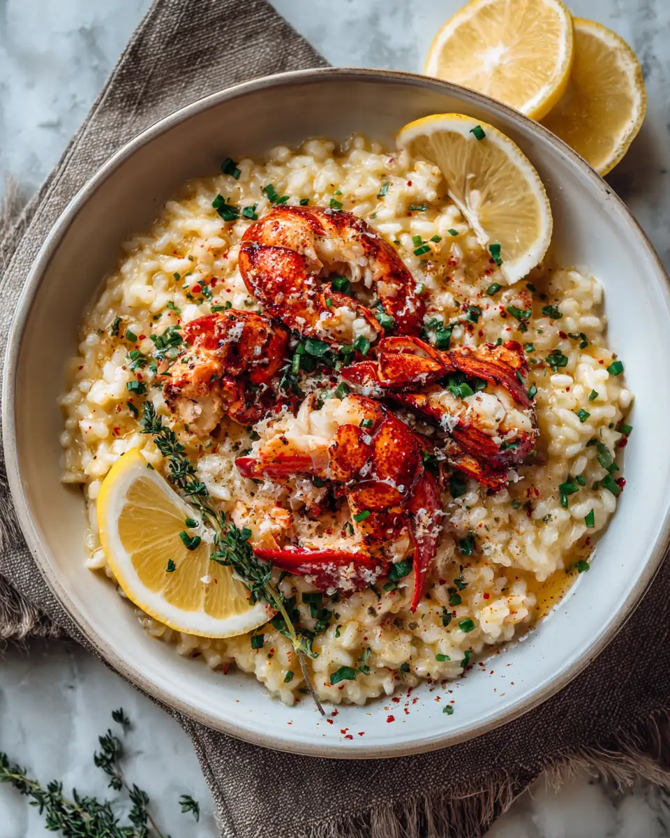 Creamy Lemon Butter Lobster Risotto That Will Melt Your Heart - Featured Image