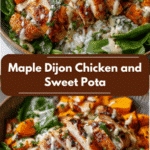 Sweet and Savory Maple Dijon Chicken and Sweet Potato Bowls You Have to Try