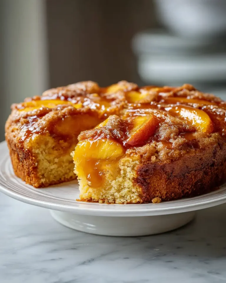 Irresistible Peach Cobbler Cake Recipe That Will Sweeten Your Day - Featured Image