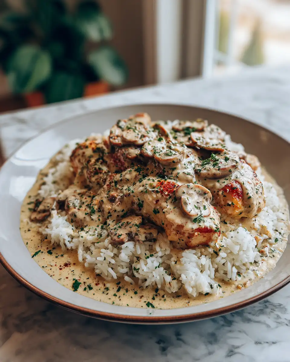 Quick and Easy Creamy Smothered Chicken and Rice Recipe You’ll Love - Featured Image